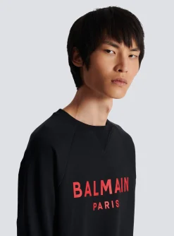 Paris Printed Sweatshirt-Balmain Sale