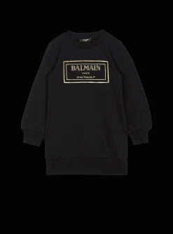 Paris Sweatshirt Dress-Balmain New