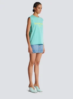 Paris Tank Top-Balmain Flash Sale