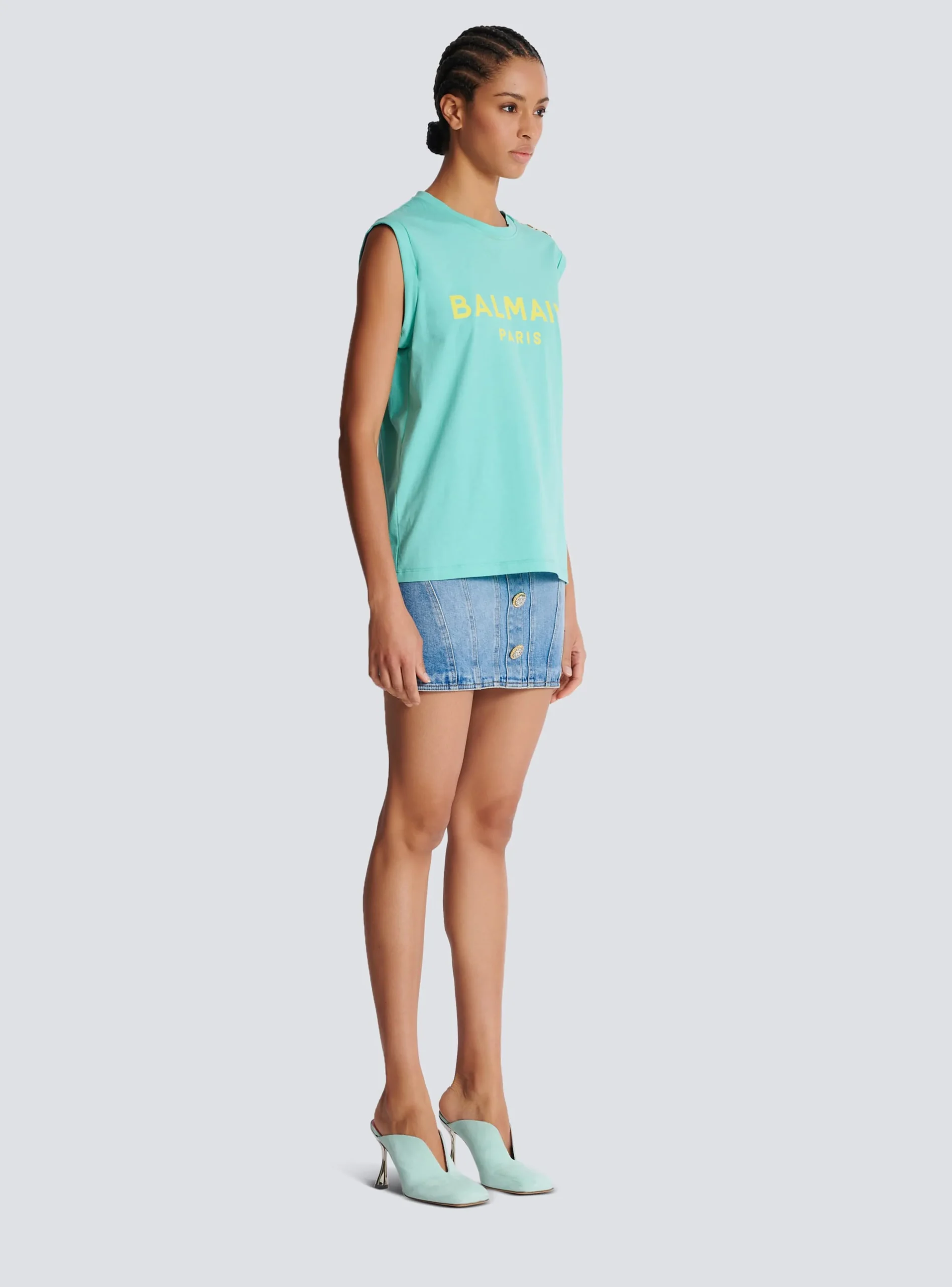 Paris Tank Top-Balmain Flash Sale