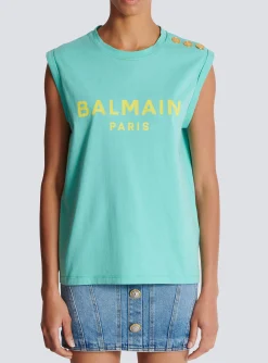 Paris Tank Top-Balmain Flash Sale
