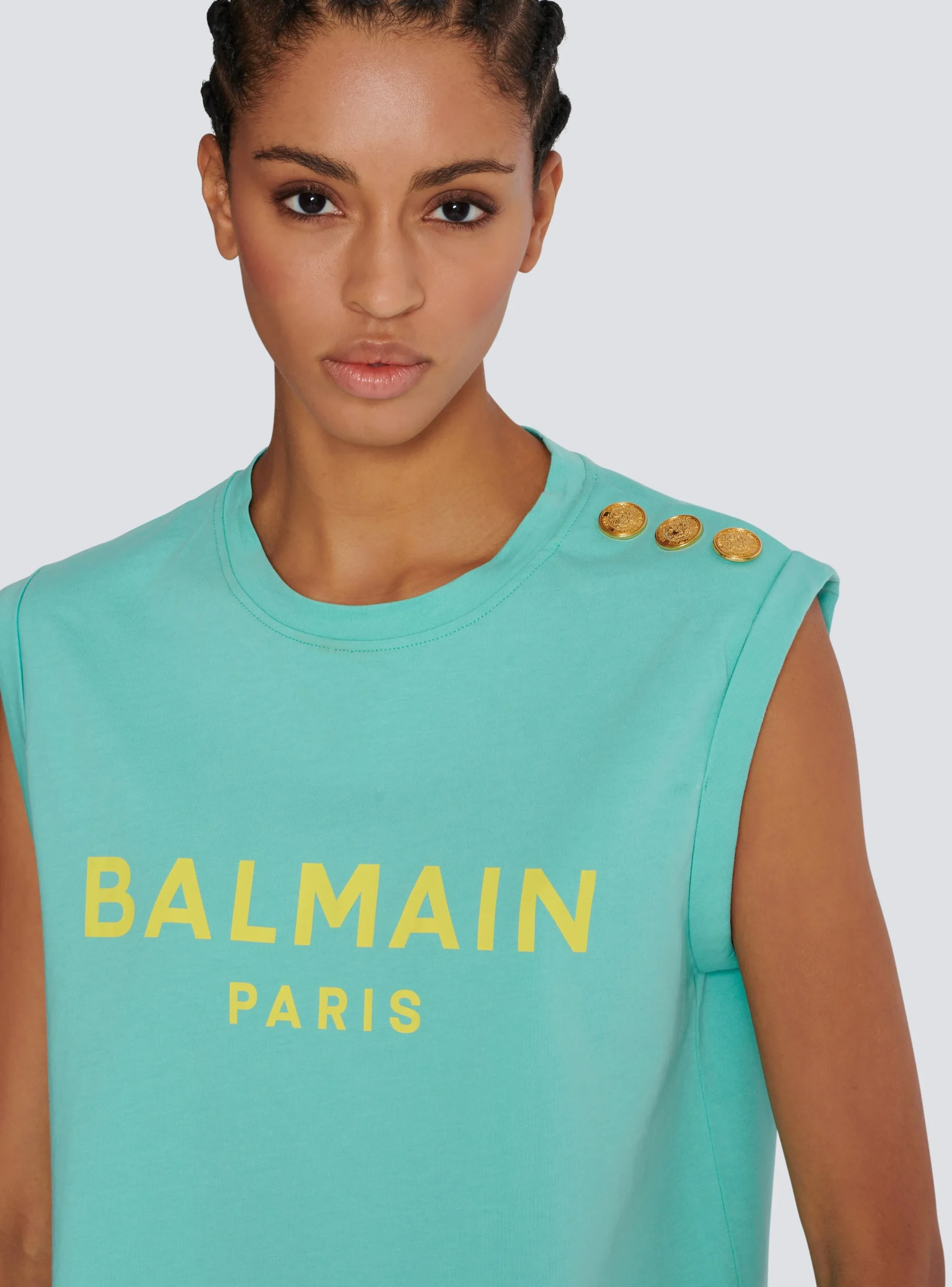 Paris Tank Top-Balmain Flash Sale