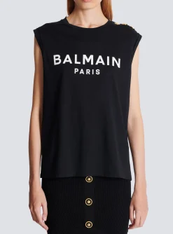 Paris Tank Top-Balmain Cheap