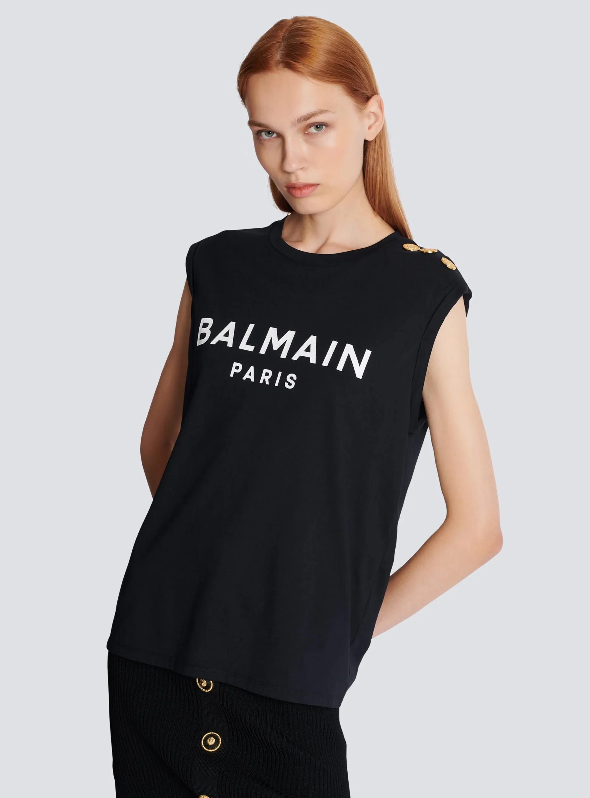 Paris Tank Top-Balmain Cheap
