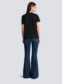 Paris T-shirt With Buttons-Balmain Flash Sale