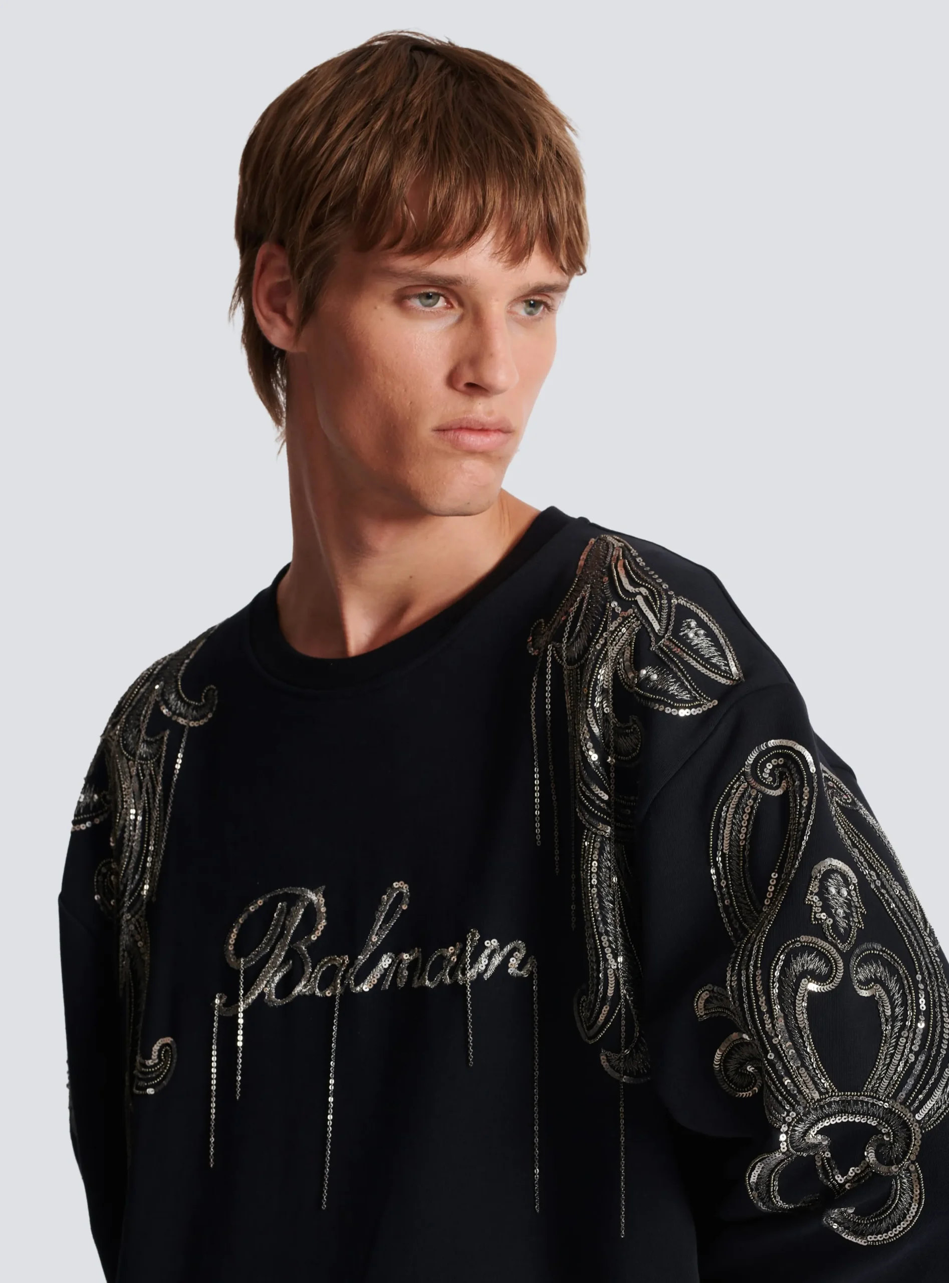 Signature Chain Embroidered Sweater-Balmain Online