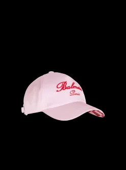 Signature Embroidered Cap-Balmain Fashion