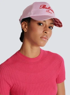 Signature Embroidered Cap-Balmain Fashion