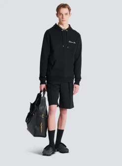 Signature Hoodie-Balmain Flash Sale