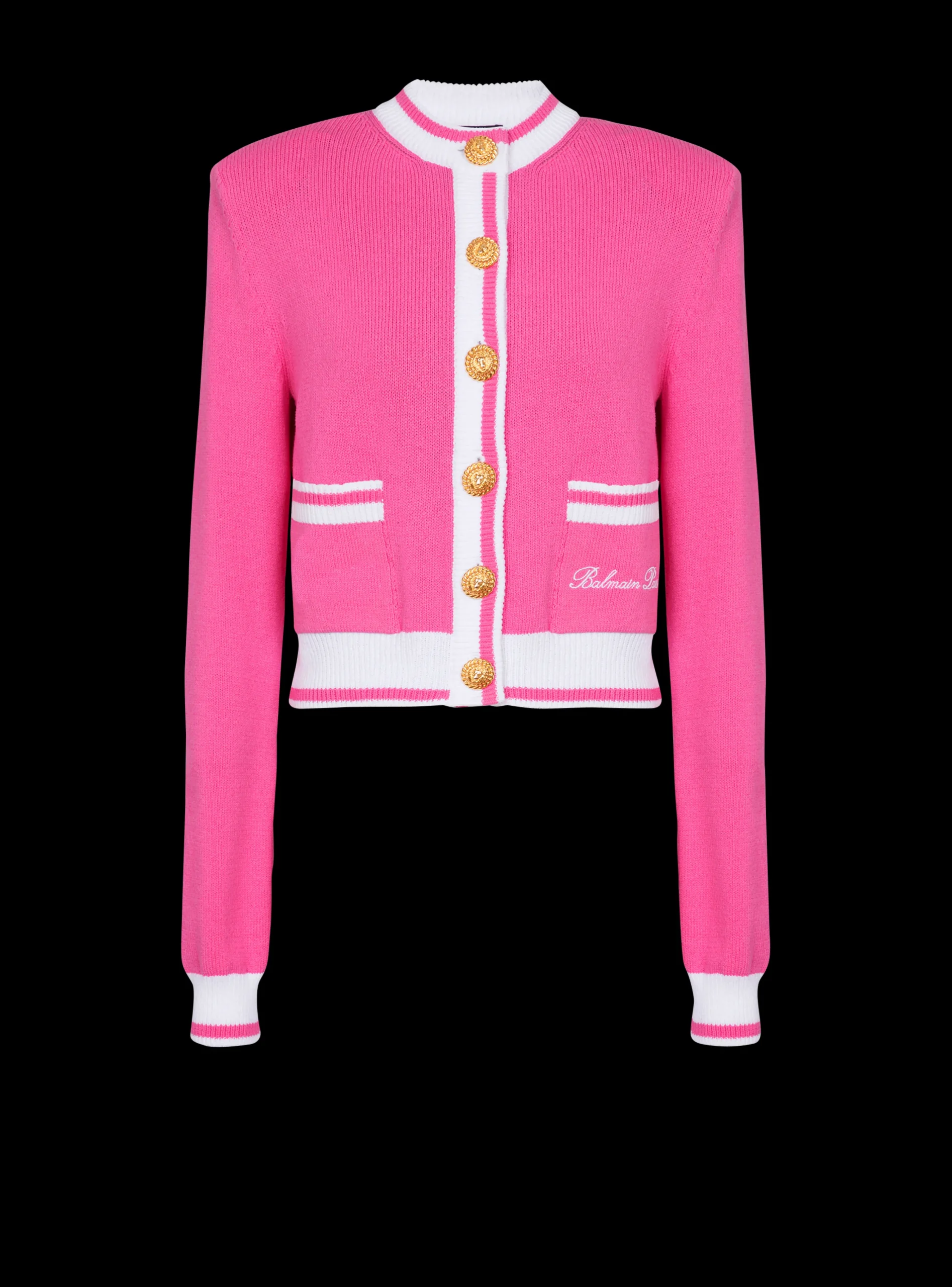Signature Knit Cardigan-Balmain Fashion