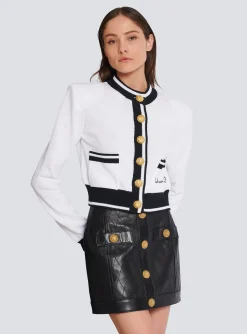 Signature Knit Cardigan-Balmain Flash Sale