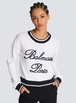 Signature Knit Jumper-Balmain Cheap