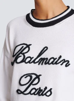 Signature Knit Jumper-Balmain Cheap