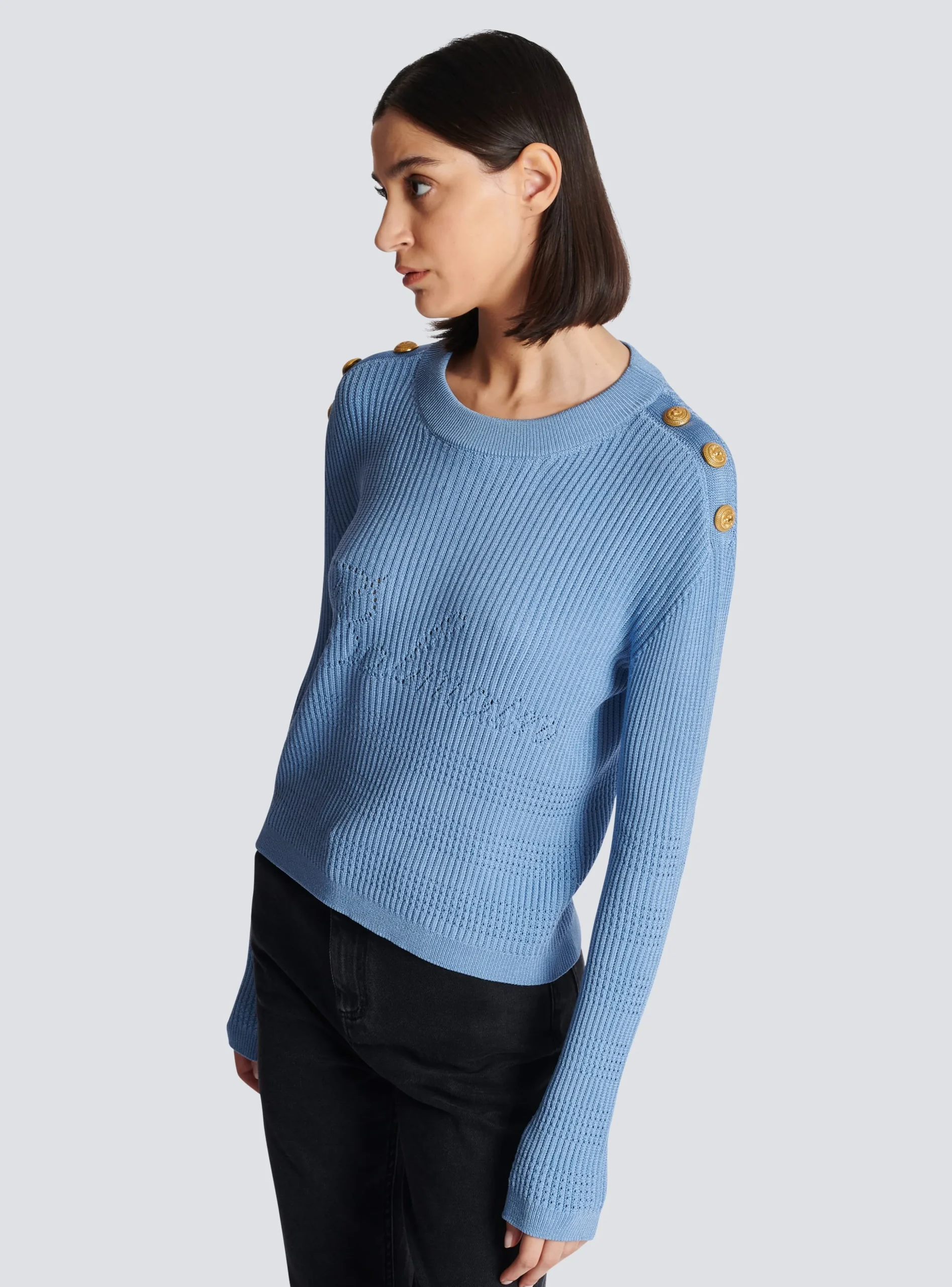 Signature Knit Jumper-Balmain Store