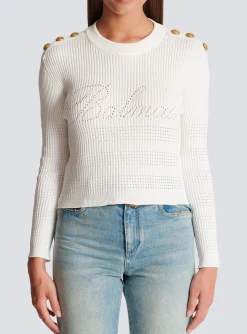 Signature Knit Jumper-Balmain Store