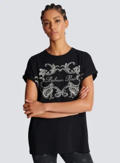 Signature Paisley T-shirt-Balmain Clearance