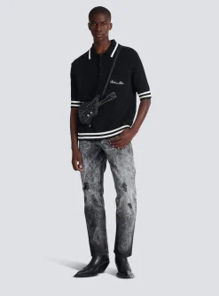 Signature Polo Shirt-Balmain Discount