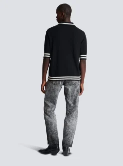 Signature Polo Shirt-Balmain Discount