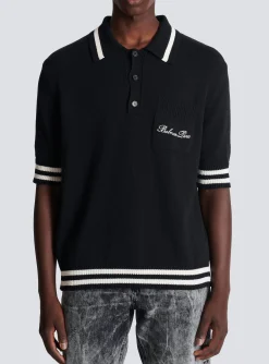 Signature Polo Shirt-Balmain Discount