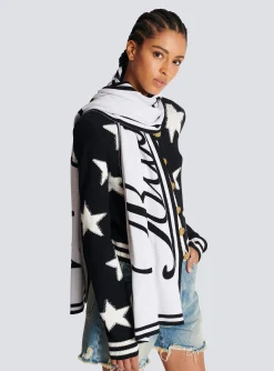 Signature Reversible Scarf-Balmain Cheap