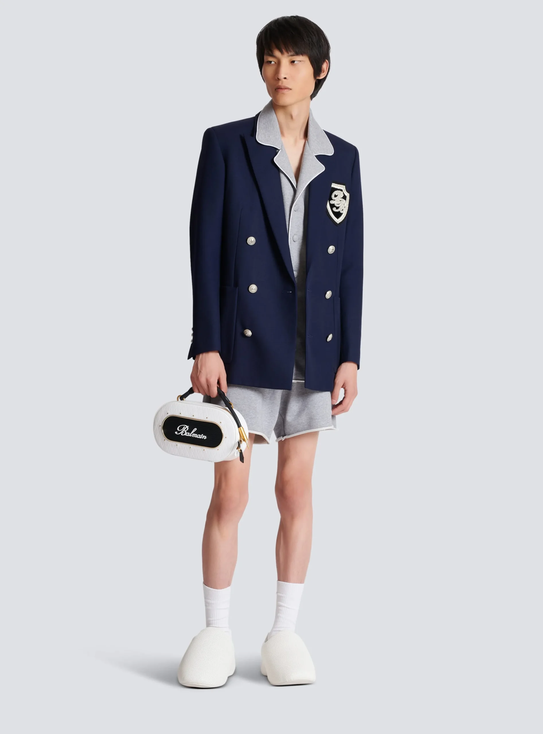 Signature Short-sleeved Shirt In Jersey-Balmain Best
