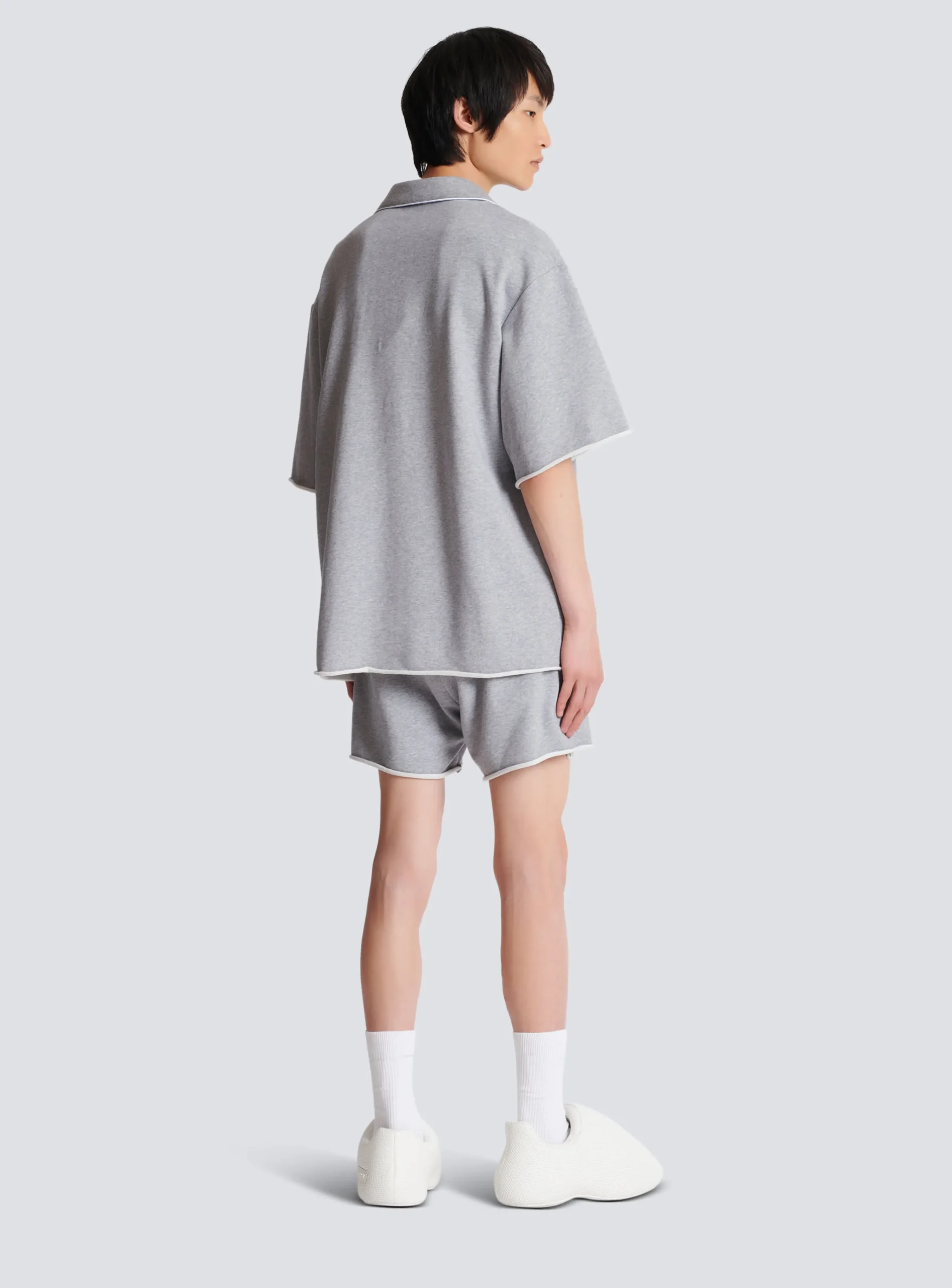 Signature Short-sleeved Shirt In Jersey-Balmain Best