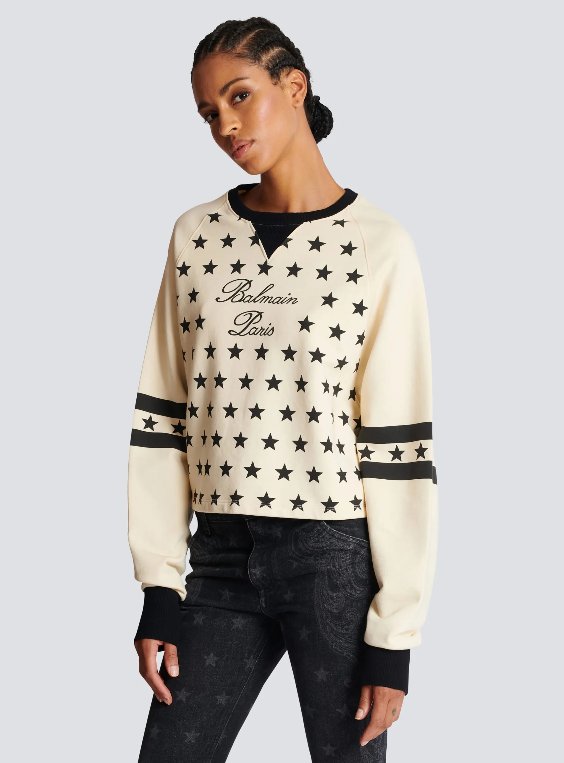 Signature Stars Sweater-Balmain Discount