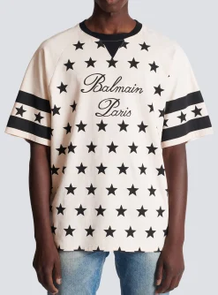 Signature Stars T-shirt-Balmain Discount