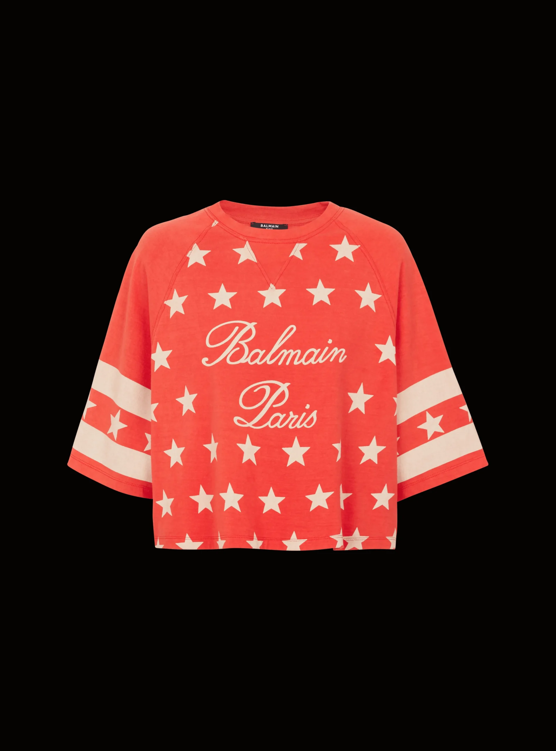 Signature Stars T-shirt-Balmain Store