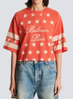 Signature Stars T-shirt-Balmain Store