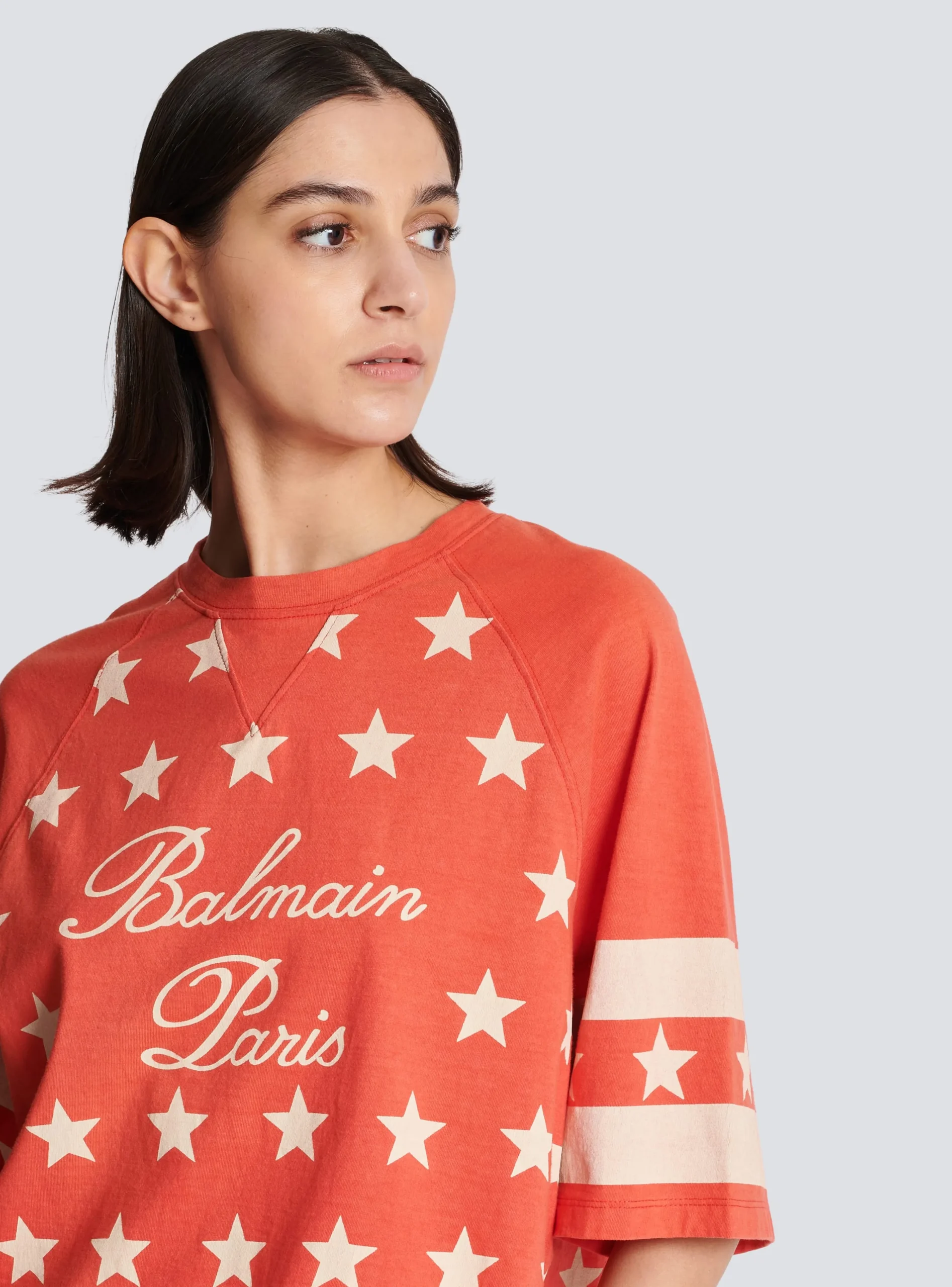 Signature Stars T-shirt-Balmain Store