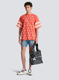 Signature Stars T-shirt-Balmain Best Sale