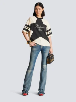 Signature Stars T-shirt-Balmain New
