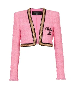 Signature Tweed And Chain Jacket-Balmain Hot