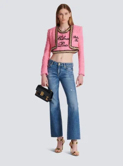 Signature Tweed And Chain Jacket-Balmain Hot