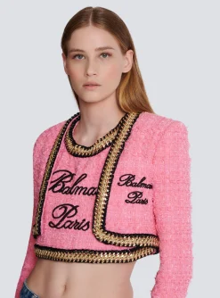 Signature Tweed And Chain Jacket-Balmain Hot