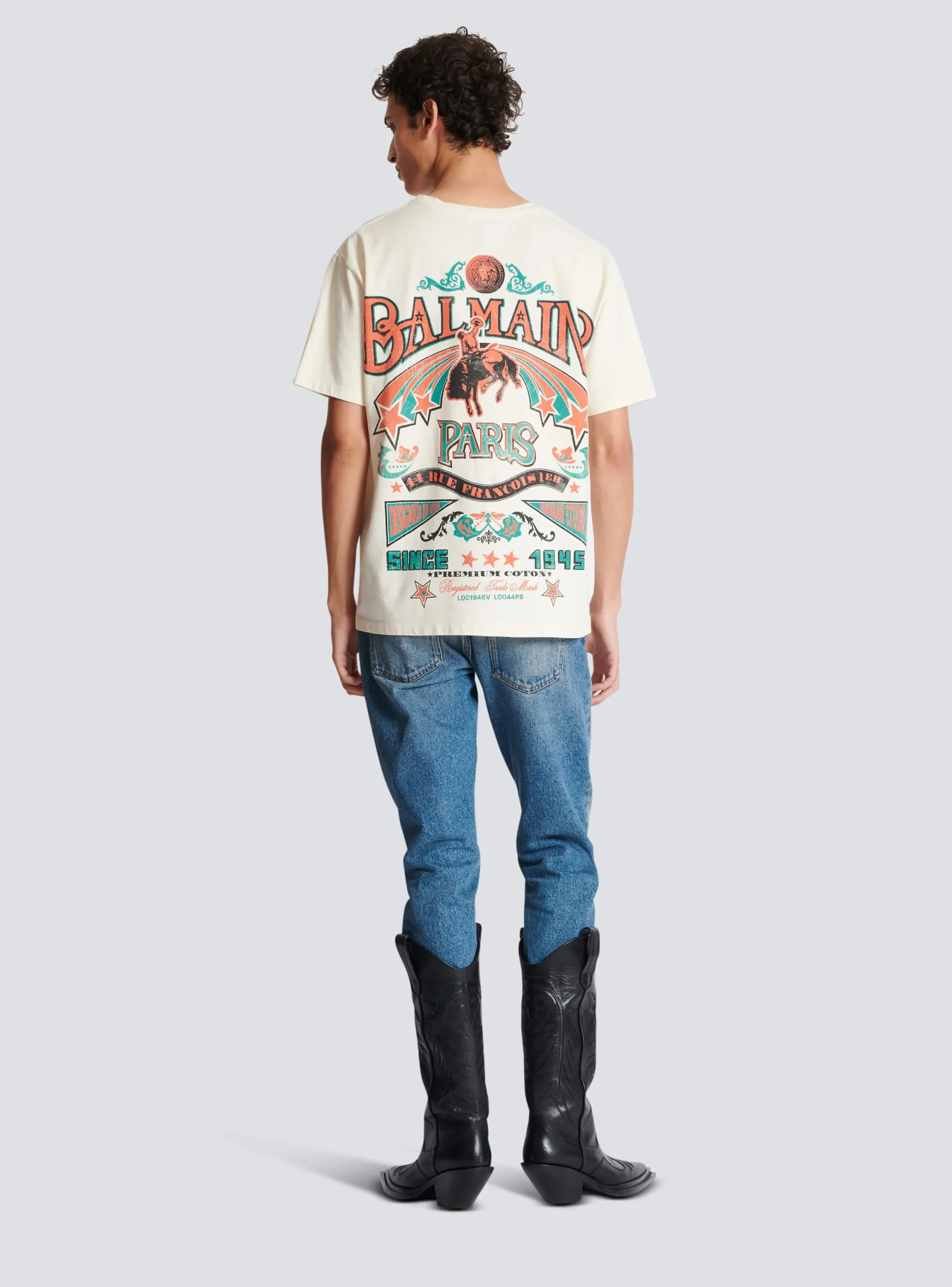 Signature Western T-shirt-Balmain Fashion