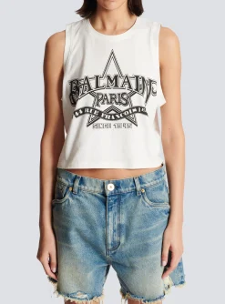 Western Tank Top-Balmain Flash Sale