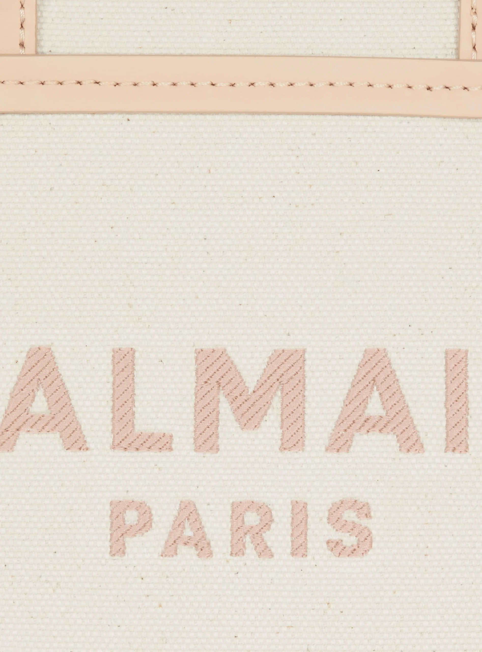 B-Army Canvas And Leather Tote Bag-Balmain Cheap