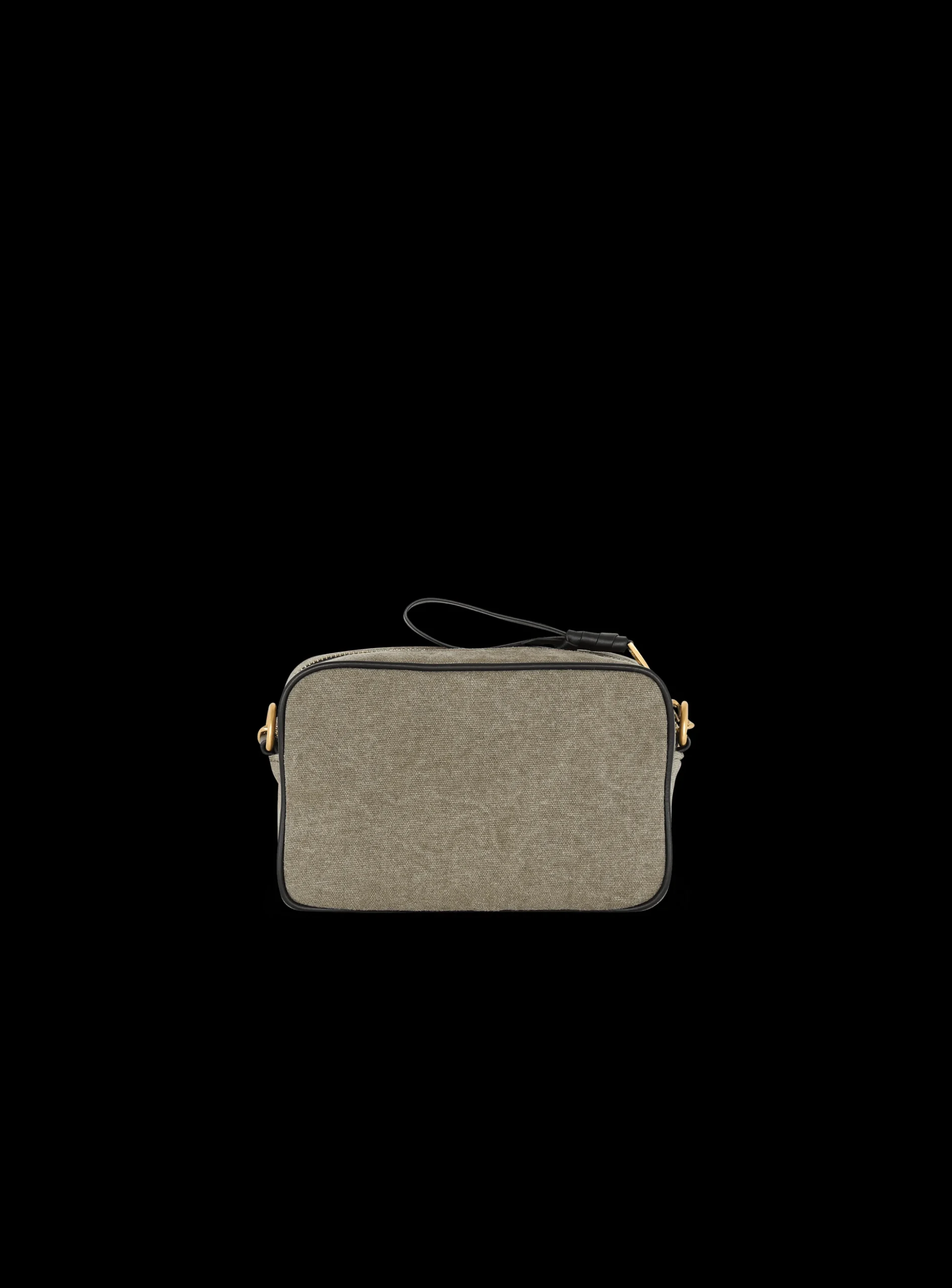 B-Army Canvas And Leather Clutch-Balmain Online