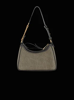 B-Army Canvas Bag With Leather Inserts-Balmain Sale