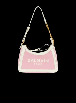 B-Army Canvas Bag With Leather Inserts-Balmain Store