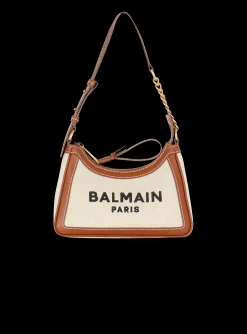 B-Army Canvas Bag With Leather Inserts-Balmain Best