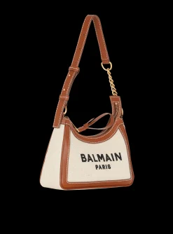B-Army Canvas Bag With Leather Inserts-Balmain Best