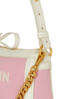 B-Army Chain Pouch In Canvas And Leather-Balmain Cheap