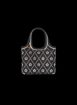 B-Army Grocery Bag In Satin And Crystals-Balmain Best
