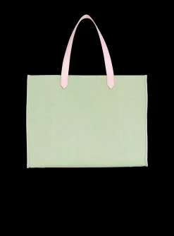 B-Army Medium Canvas And Leather Tote Bag-Balmain Shop