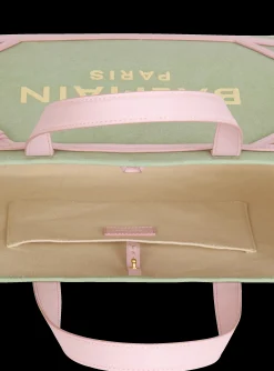 B-Army Medium Canvas And Leather Tote Bag-Balmain Shop