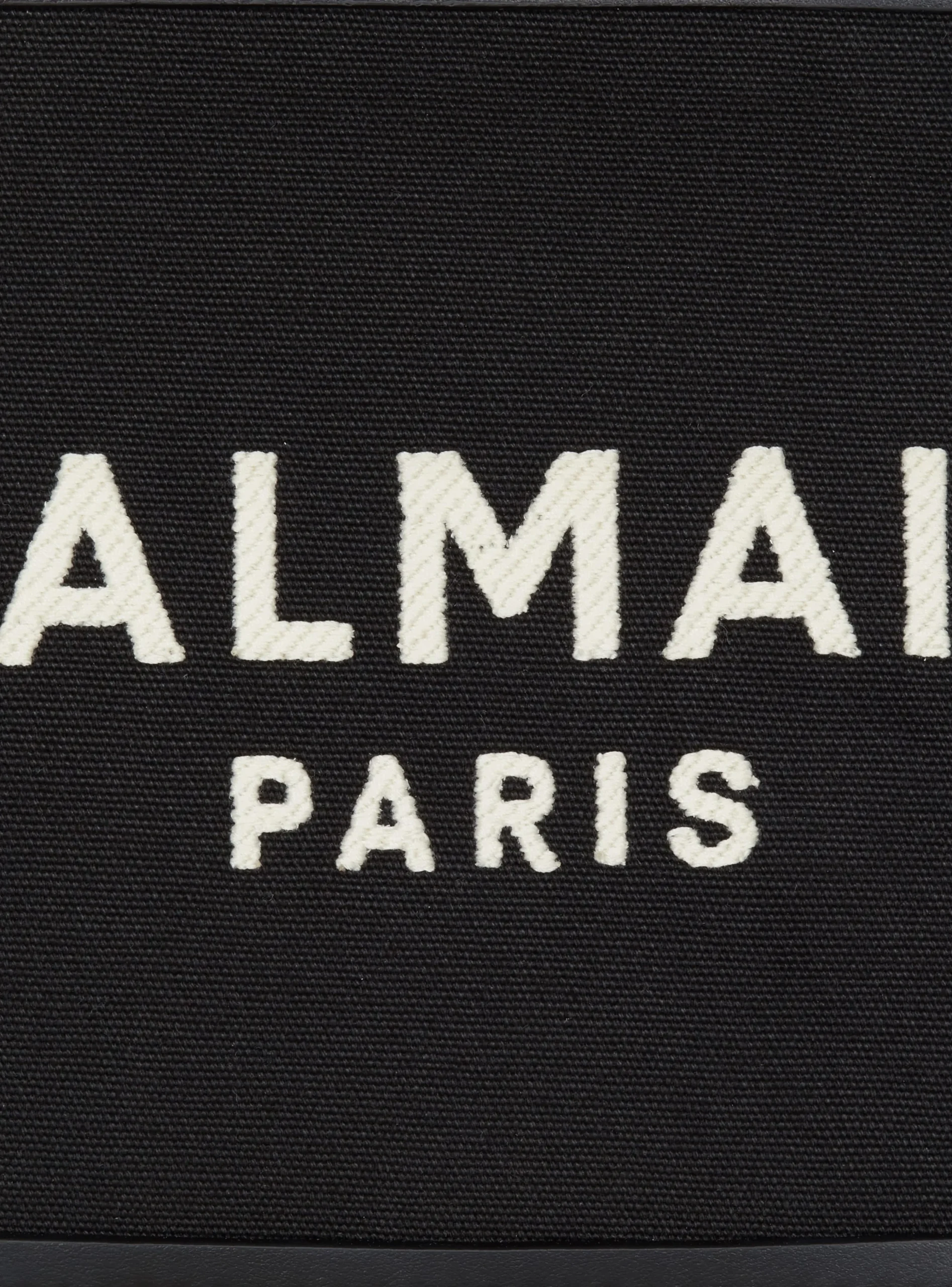 B-Army Monogrammed Canvas And Smooth Leather Tote Bag-Balmain Sale