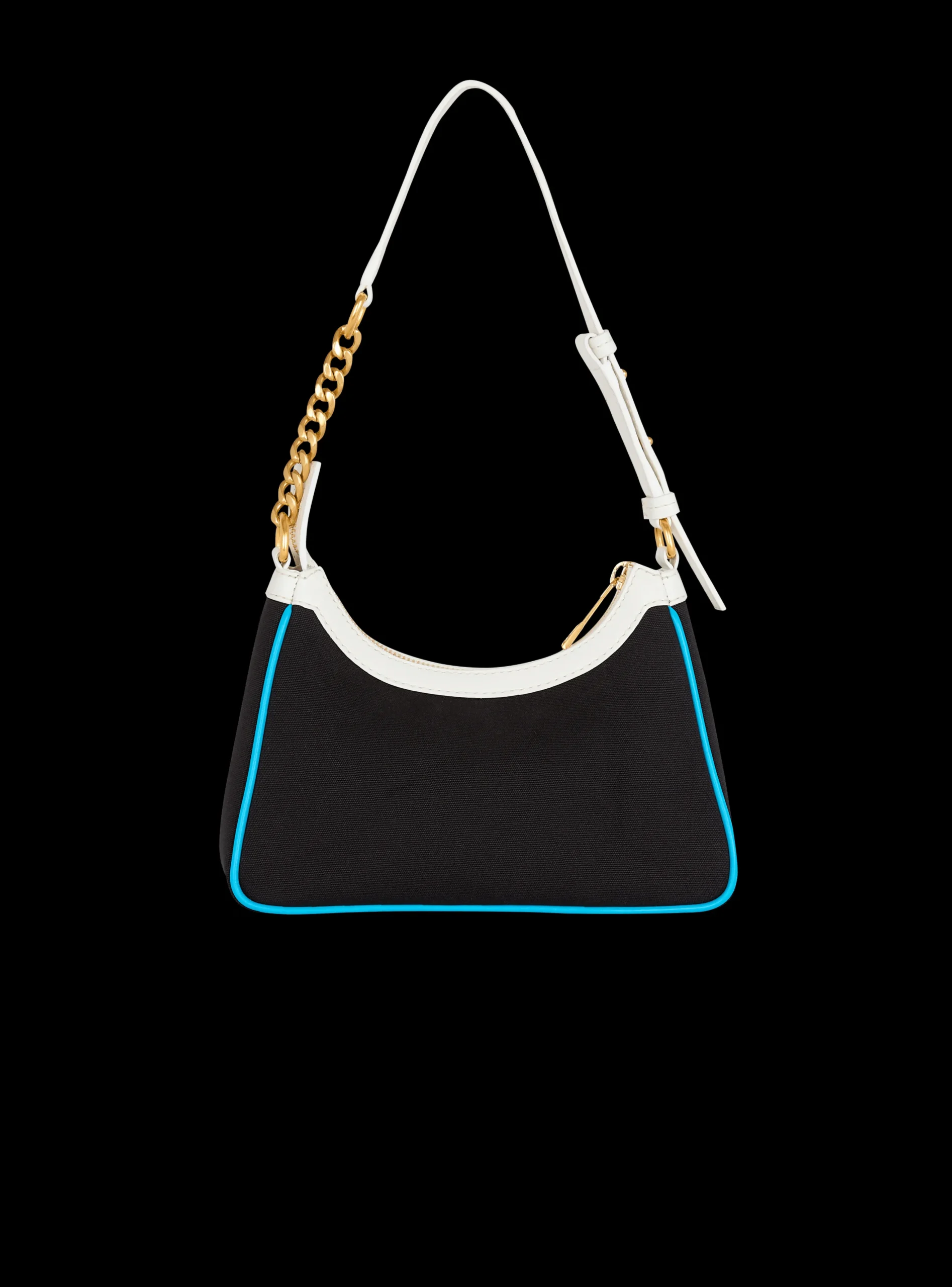 B-Army Shoulder Bag In Calfskin And Printed Postcard Canvas-Balmain Flash Sale
